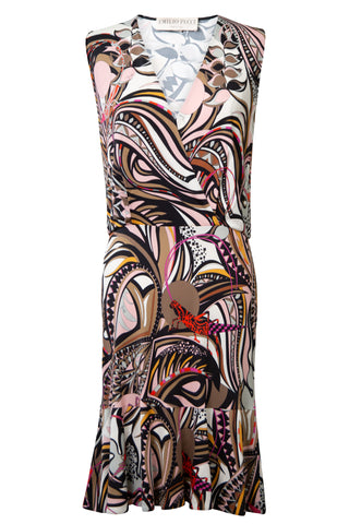 Multi Paisley Print Dress Clothing Emilio Pucci   