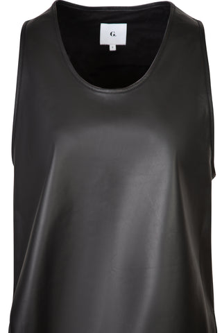 By Goop Kirkendoll Leather Tank Top | (est. retail $695) Shirts & Tops G. Label   