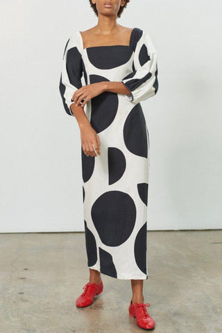 Genevieve Geometric Print Dress Dresses Mara Hoffman   
