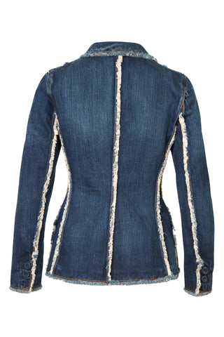 Dior Denim Frayed Edge Jacket | Cruise '20 Collection Jackets Christian Dior   