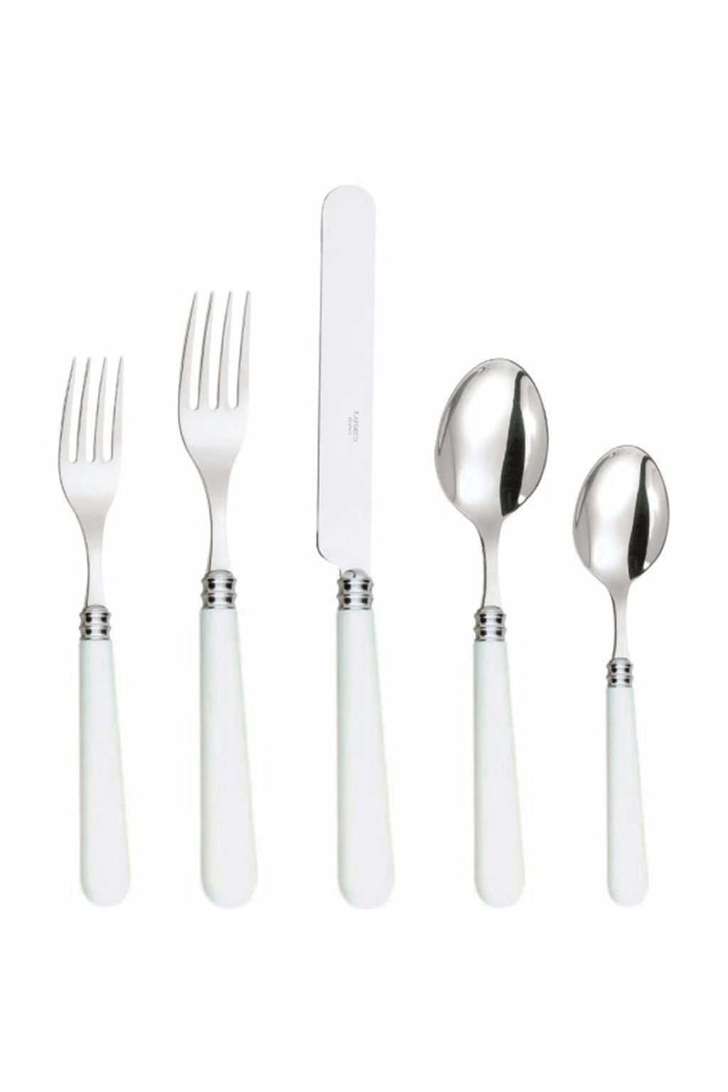Capdeco White Helios 5Piece Flatware Set Dora Maar