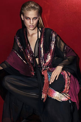 Frida Giannini Kimono-Inspired Tunic | Spring 2014 Runway Shirts & Tops Gucci   