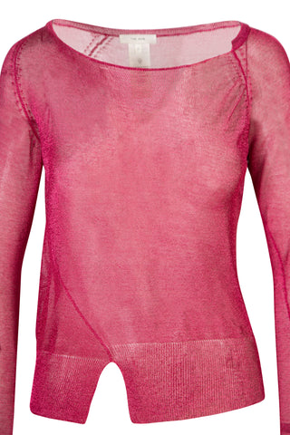 Giro Asymmetric Open-Knit Lurex Sweater | (est. retail $1,490) Sweaters & Knits The Row   