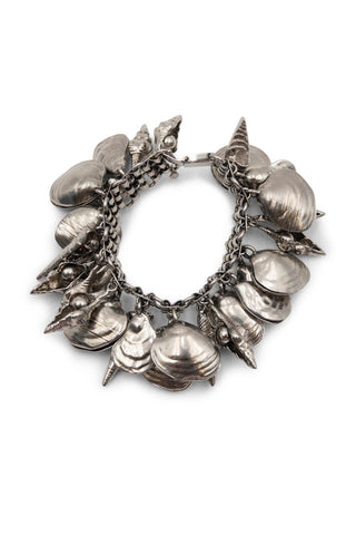 Silver Seashell Charm Bracelet Bracelets Ralph Lauren   