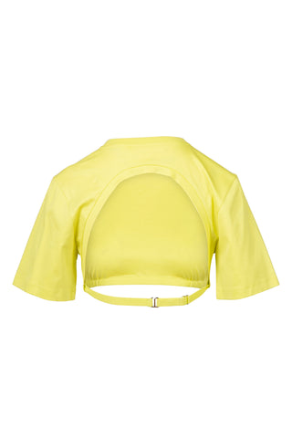 Short Sleeve Cropped T-shirt Shirts & Tops Dion Lee   