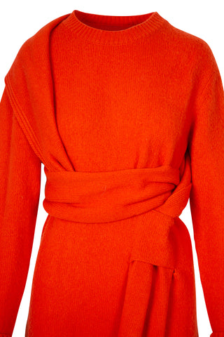 Wool Wrap Knit Midi Dress | FW '19 Collection Dresses Bottega Veneta   