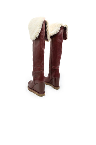 CELINE by Hedi Slimane ‘Manon’ Leather Fur Boots | (est. retail $1,980) Boots Celine   