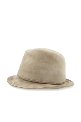 Suede Bucket Hat Hats Brunello Cucinelli   