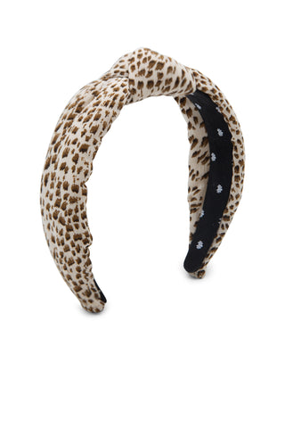 Leopard Small Knot Headband Hair Accessories Lele Sadoughi   