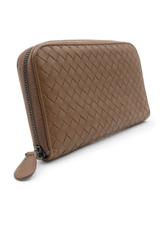 Tan Intrecciato Leather Wallet | (est. retail $490) Small Leather Goods Bottega Veneta   