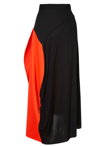 Black & Red Maxi Skirt | Spring '17 Runway Skirts Celine   