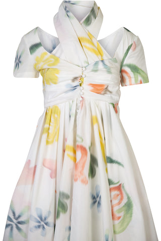 All Tucked In Halter Dress in Floral | new with tags | (est. retail $2,295) Dresses Rosie Assoulin   