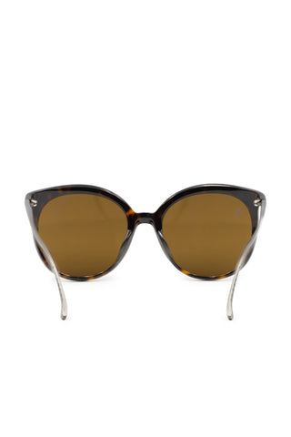 Avana Sunglasses in Brown/Black | new with tags Eyewear Bottega Veneta   