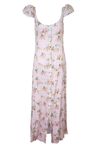 Floral Print Cotton Cap-Sleeve Dress | (est. retail $1,590) Dresses Brock Collection   