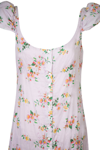 Floral Print Cotton Cap-Sleeve Dress | (est. retail $1,590) Dresses Brock Collection   