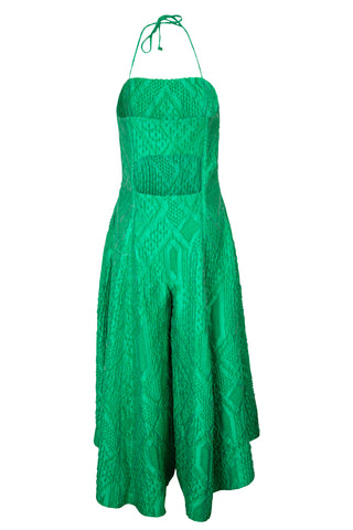 Rosie Assoulin Emerald Halter Dress | SS '15 Collection Dresses Rosie Assoulin   