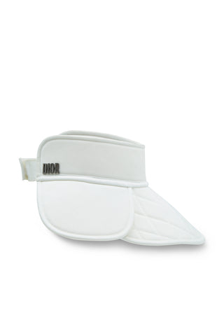 White Visor Hat Hats Christian Dior   
