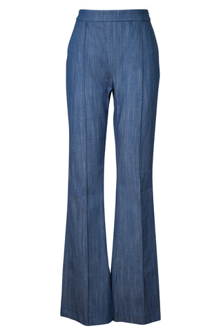 Blue Denim Trousers Pants Adam Lippes   