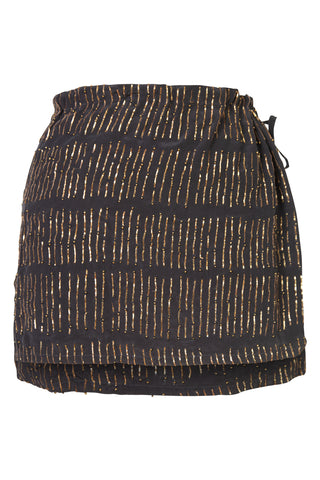 Embroidered High-low Mini Skirt Skirts Ann Demeulemeester   
