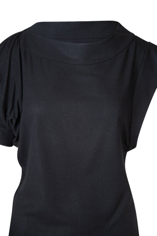 Asymmetrical Black Top | '08 Collection Shirts & Tops Saint Laurent   