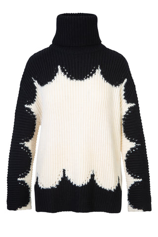 Contrast Knit Turtleneck Sweaters & Knits Valentino   