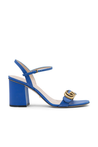 by Alessandro Michele Marmont GG Ankle-Strap Sandal | (est. retail $890) Heels Gucci   