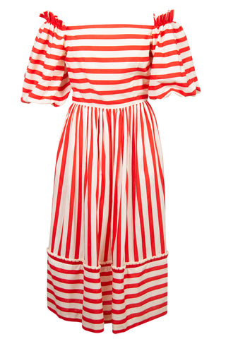 Vintage Striped Dress Dresses Vintage   