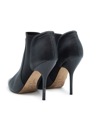 'Decant' Leather Bootie with Elastic Panels Boots Jimmy Choo   