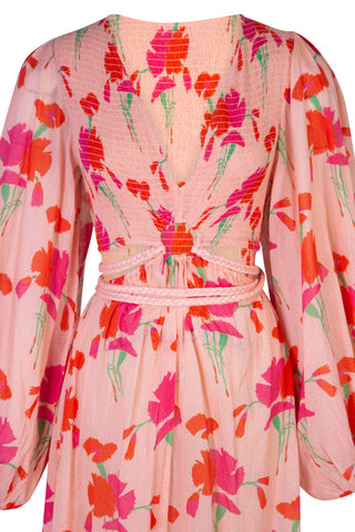 Leonie Printed Gauze Dress - Pink Lemonade Dresses Miguelina   