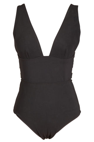 Melody Bullet One Piece Swimsuit in Black | (est. retail $410) Bodysuits Zimmermann   
