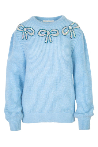 Sequin-embellished Mohair-blend Sweater Sweaters & Knits Alessandra Rich   