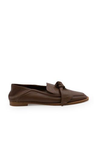 Clarita Brown Leather Loafers | (est. retail $425)