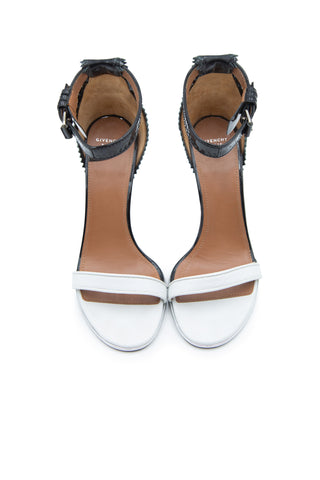 Brogue-back Bicolor Ankle-wrap Sandal Sandals Givenchy   