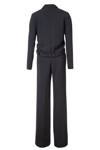 Black Long Sleeve Jumpsuit Jumpsuits & Rompers Max Mara   