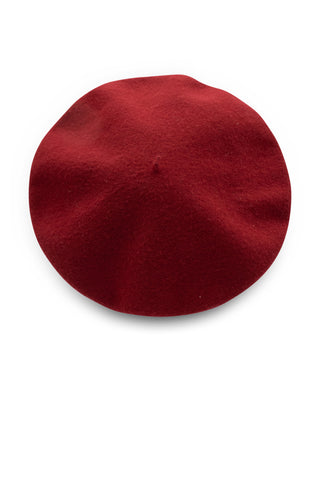 Red Wool-Felt Beret Hats Gucci   