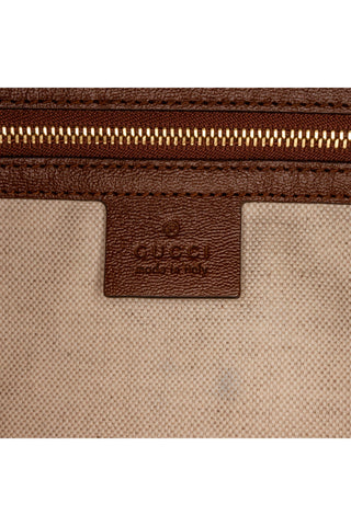 Large GG Canvas 1955 Horsebit Chain Tote Brown Bags Gucci   