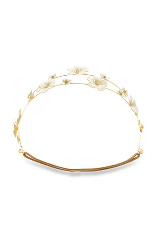 Zinnia Headband in Crystal | (est. retail $625) Headband Jennifer Behr   