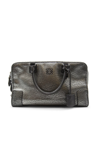 Amazona Metallic Leather Handbag Tote Bags Loewe   