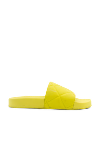The Slider Rubber Sandals in Green | (est. retail $520) Sandals Bottega Veneta   