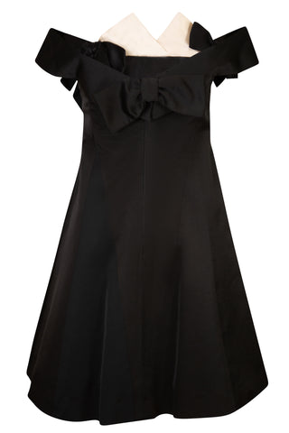 Vintage 1980's Haute Couture Silk Dress Dresses Chanel   