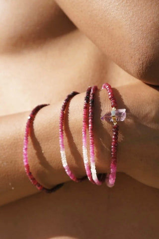 Ombre Ruby Bracelet Fine Jewelry Jia Jia   