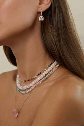 Aquamarine Fancy Cut Necklace Fine Jewelry Jia Jia   