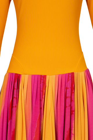 Ailey Dress in Papaya Multi | SS '22 Runway (est. retail $1,695) Dresses Harbison   