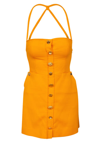Equinox Dress in Papaya | SS '22 Runway (est. retail $1,195) Clothing Harbison   