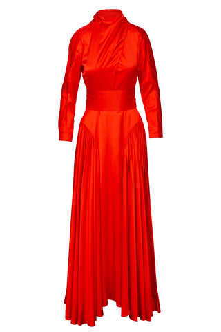 Ava Dress in Poppy | SS '22 Runway (est. retail $1,525) Clothing Harbison   
