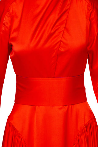 Ava Dress in Poppy | SS '22 Runway (est. retail $1,525) Clothing Harbison   