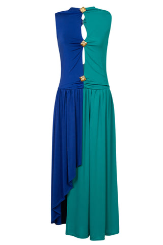 Libra II in Lapis/Emerald | PF '22 (est. retail $1,195) Clothing Harbison   