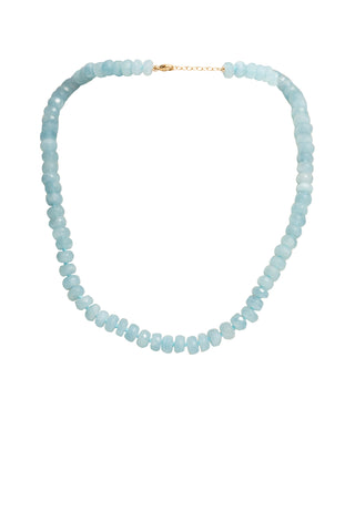 Aquamarine Crystal Necklace Fine Jewelry Jia Jia   