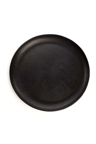 The Oversized Tray in Molded Leather (Black)  Hunting Season   