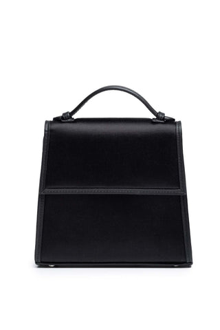 The Small Top Handle in Satin (Black) Handbags Hunting Season   